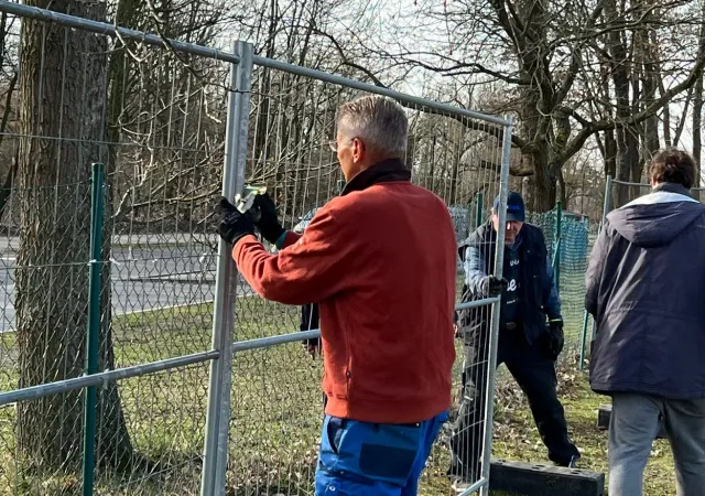 Neue Ballfangnetze