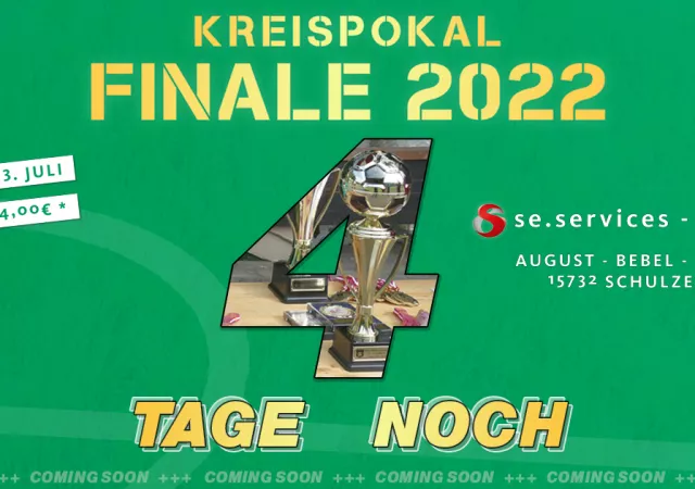Noch vier Tage bis zum Pokalfinale